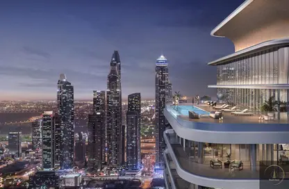 Apartment - 3 Bedrooms - 4 Bathrooms for sale in Seapoint - EMAAR Beachfront - Dubai Harbour - Dubai