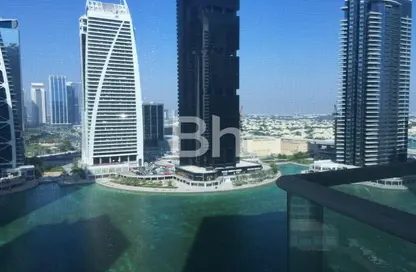 Apartment - Studio - 1 Bathroom for rent in Lake Terrace - JLT Cluster D - Jumeirah Lake Towers - Dubai