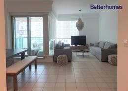 Living Room image for: Apartment - 2 bedrooms - 2 bathrooms for rent in Al Yass Tower - Emaar 6 Towers - Dubai Marina - Dubai, Image 1