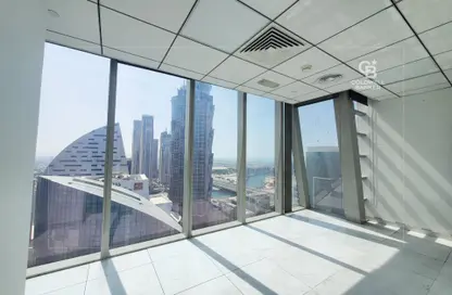 Office Space - Studio - 1 Bathroom for rent in The Prism - Business Bay - Dubai