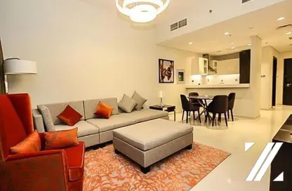 شقة - غرفة نوم - 2 حمامات للايجار في غولف فدوتا بي - غولف فدوتا للشقق الفندقية - غولف تاون - داماك هيلز - دبي