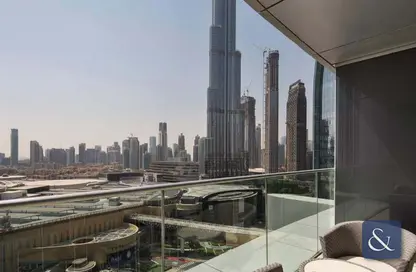 Balcony image for: Apartment - 2 Bedrooms - 3 Bathrooms for rent in Kempinski BLVD - Downtown Dubai - Dubai, Image 1