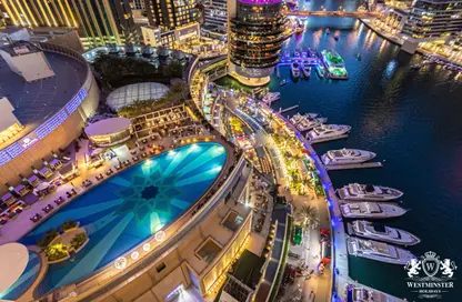 Water View image for: Apartment - 1 Bedroom - 1 Bathroom for rent in The Address Dubai Marina - Dubai Marina - Dubai, Image 1