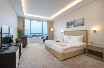 Apartment - Studio - 1 Bathroom for rent in The Palm Tower - Palm Jumeirah - Dubai