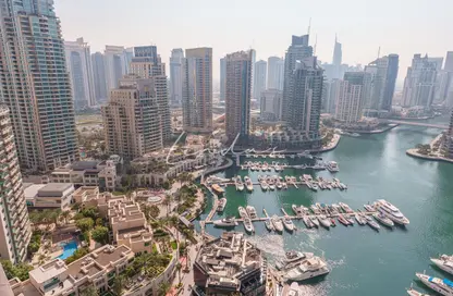 شقة - 3 غرف نوم - 4 حمامات للايجار في بوابة المارينا 1 - مارينا جيت - دبي مارينا - دبي