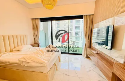 Apartment - Studio - 1 Bathroom for rent in Azizi Riviera 63 - AZIZI Riviera - Meydan One - Meydan - Dubai