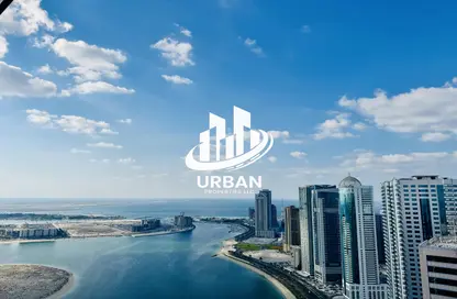 Apartment - 1 Bedroom - 2 Bathrooms for rent in BOS Al Khan Tower - Al Khan - Sharjah