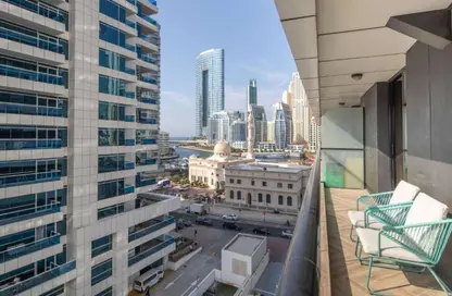 شقة - غرفة نوم - 2 حمامات للبيع في برج إسكان - دبي مارينا - دبي