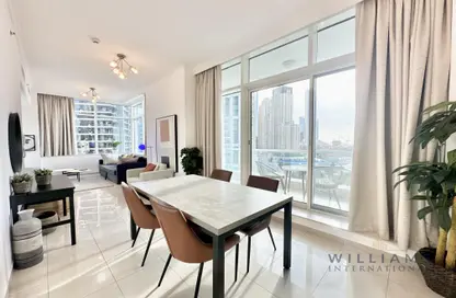 Living / Dining Room image for: Apartment - 1 Bedroom - 2 Bathrooms for sale in Botanica Tower - Dubai Marina - Dubai, Image 1