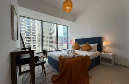 Apartment - 1 Bedroom - 2 Bathrooms for rent in Silverene Tower B - Silverene - Dubai Marina - Dubai