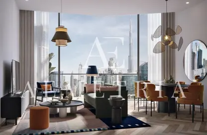 شقة - غرفة نوم - 1 حمام للبيع في بنينسولا ثري - بنينسولا - الخليج التجاري - دبي