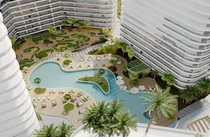 Pool image for: Apartment - 2 Bedrooms - 3 Bathrooms for sale in The Central Downtown - Arjan - Dubai, Image 1