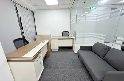 Office Space - Studio - 4 Bathrooms for rent in Aspin Tower - Sheikh Zayed Road - Dubai