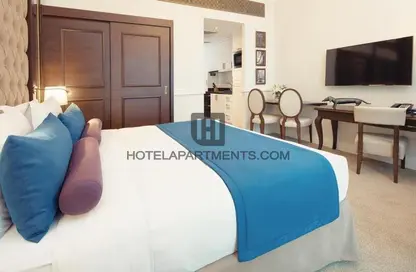 صورة لـ غرفة- غرفة النوم النزل و الشقق الفندقية - 1 حمام للايجار في ديوكس ذا بالم - نخلة جميرا - دبي ، صورة رقم 1