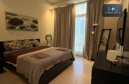 شقة - غرفة نوم - 2 حمامات للايجار في سكاي فيو - دبي مارينا - دبي