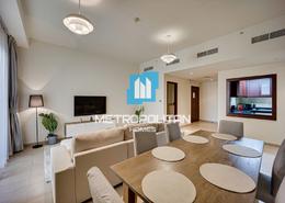 Living / Dining Room image for: Apartment - 2 bedrooms - 2 bathrooms for rent in Bahar 2 - Bahar - Jumeirah Beach Residence - Dubai, Image 1