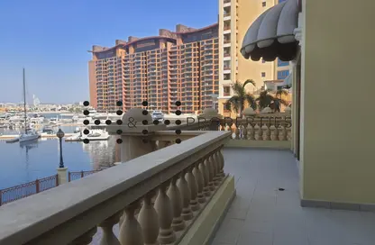 Townhouse - 2 Bedrooms - 3 Bathrooms for rent in Marina Residences 5 - Marina Residences - Palm Jumeirah - Dubai