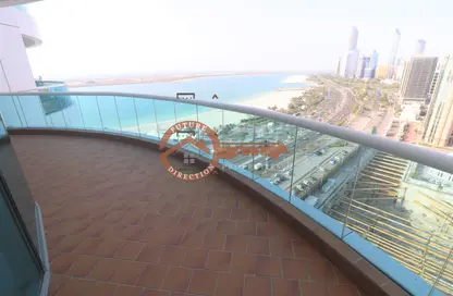 Duplex - 4 Bedrooms - 5 Bathrooms for rent in Bel Ghailam Tower - Corniche Road - Abu Dhabi