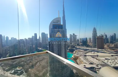 Apartment - 2 Bedrooms - 3 Bathrooms for rent in Boulevard Point - Downtown Dubai - Dubai