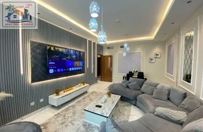 Apartment - 3 Bedrooms - 4 Bathrooms for rent in Oasis Tower - Al Rashidiya 1 - Al Rashidiya - Ajman