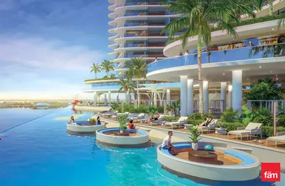 Apartment - Studio - 1 Bathroom for sale in Oceanz 1 - Oceanz by Danube - Maritime City - Dubai