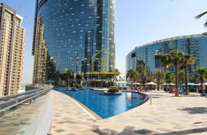 Pool image for: Apartment - 3 Bedrooms - 4 Bathrooms for rent in Sun Tower - Shams Abu Dhabi - Al Reem Island - Abu Dhabi, Image 1