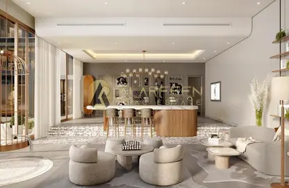 Living / Dining Room image for: Apartment - 3 Bedrooms - 3 Bathrooms for sale in Arbor View - Arjan - Dubai, Image 1