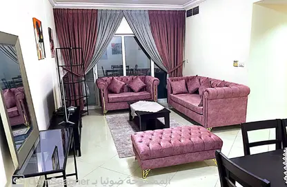 Apartment - 1 Bedroom - 2 Bathrooms for rent in Al Taawoon Tower 2 - Al Taawoon Towers - Al Khan - Sharjah