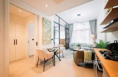 Kitchen image for: Apartment - 1 Bedroom - 2 Bathrooms for rent in Socio Tower 2 - Socio Tower - Dubai Hills Estate - Dubai, Image 1