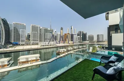 Apartment - 1 Bathroom for rent in Binghatti Canal - Business Bay - Dubai