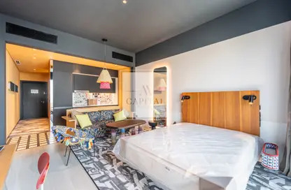 Apartment - Studio - 1 Bathroom for rent in Mama Shelter Residences - Business Bay - Dubai