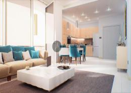 Living / Dining Room image for: Apartment - 3 bedrooms - 3 bathrooms for sale in Se7en City JLT - Jumeirah Lake Towers - Dubai, Image 1