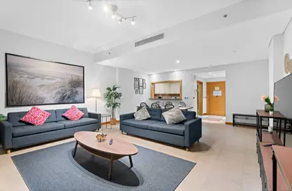 Apartment - 1 Bedroom - 2 Bathrooms for rent in Al Sarrood - Shoreline Apartments - Palm Jumeirah - Dubai