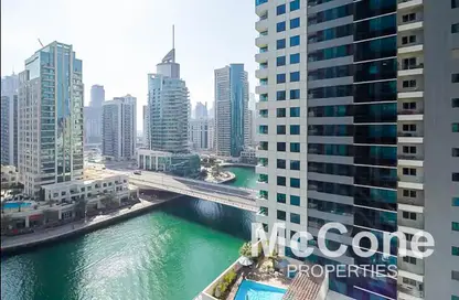 Apartment - 1 Bedroom - 2 Bathrooms for rent in No.9 - Dubai Marina - Dubai