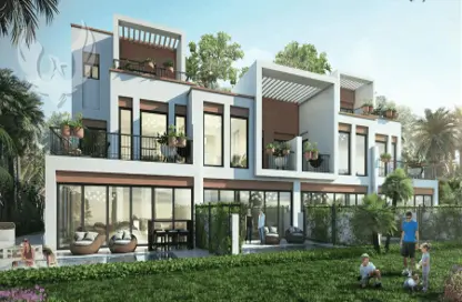 Villa - 5 Bedrooms - 4 Bathrooms for sale in Costa Brava 1 - Costa Brava at DAMAC Lagoons - Damac Lagoons - Dubai