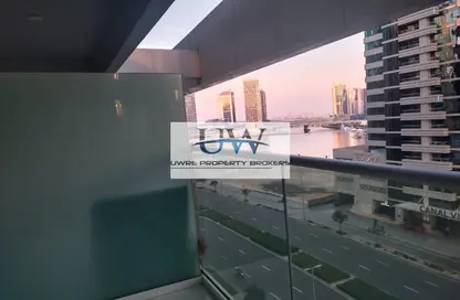 Balcony image for: Apartment - 1 Bedroom - 1 Bathroom for rent in Reva Residences - Business Bay - Dubai, Image 1