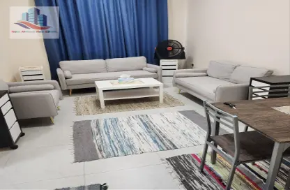 Living / Dining Room image for: Apartment - 1 Bedroom - 2 Bathrooms for rent in New Al Taawun Road - Al Taawun - Sharjah, Image 1