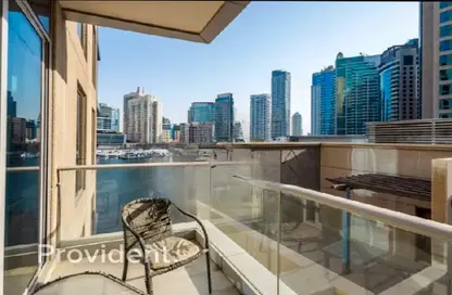 شقة - غرفة نوم - 2 حمامات للايجار في بالوما - مارينا بروموناد - دبي مارينا - دبي