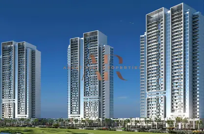 Outdoor Building image for: Apartment - 1 Bathroom for sale in Carson - DAMAC Hills - Dubai, Image 1