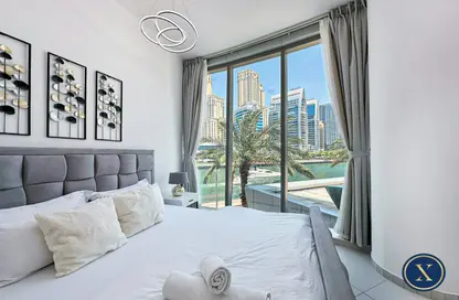 Apartment - 2 Bedrooms - 2 Bathrooms for sale in Panoramic Tower - Dubai Marina - Dubai