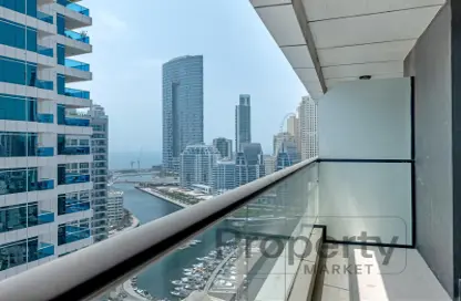 شقة - غرفة نوم - 2 حمامات للايجار في برج إسكان - دبي مارينا - دبي
