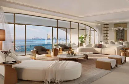 Living Room image for: Penthouse - 5 Bedrooms - 5 Bathrooms for sale in Ellington Ocean House - Palm Jumeirah - Dubai, Image 1