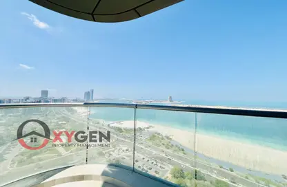 Water View image for: Apartment - 5 Bedrooms - 6 Bathrooms for rent in Wave tower - Corniche Road - Abu Dhabi, Image 1