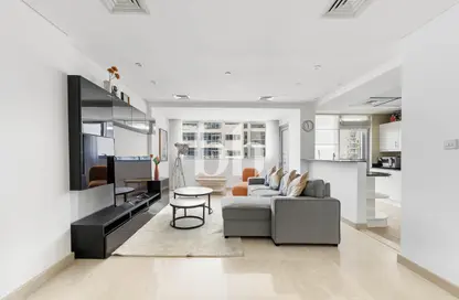 شقة - غرفة نوم - 2 حمامات للايجار في B برج الجواهر - أبراج الجواهر التوأم - دبي مارينا - دبي