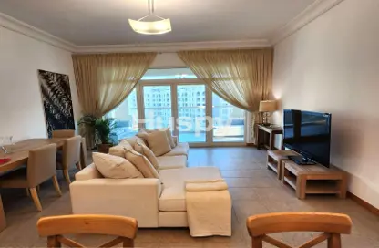 Apartment - 2 Bedrooms - 3 Bathrooms for rent in Al Shahla - Shoreline Apartments - Palm Jumeirah - Dubai