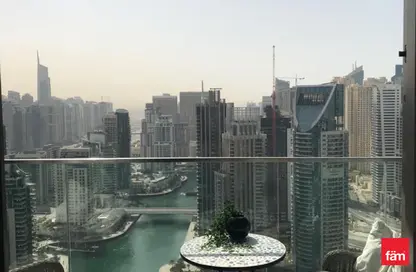 شقة - غرفة نوم - 2 حمامات للايجار في بوابة المارينا 1 - مارينا جيت - دبي مارينا - دبي