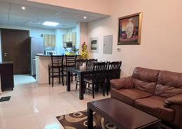 Living / Dining Room image for: Apartment - 1 bedroom - 2 bathrooms for rent in Elite Sports Residence 10 - Elite Sports Residence - Dubai Sports City - Dubai, Image 1