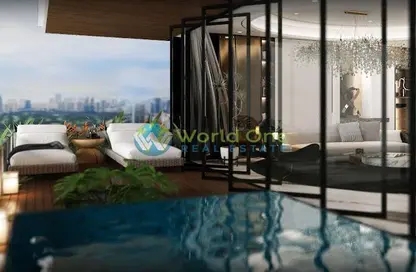 صورة لـ حوض سباحة شقة - غرفة نوم - 2 حمامات للبيع في أجنحة إمباير - قرية الجميرا سركل - دبي ، صورة رقم 1