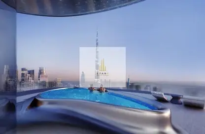 Pool image for: Apartment - 2 Bedrooms - 4 Bathrooms for sale in Bugatti Residences - Business Bay - Dubai, Image 1