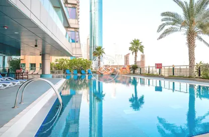 Apartment - 1 Bedroom - 2 Bathrooms for rent in Ocean Heights - Dubai Marina - Dubai